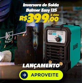 Inversora de Solda 100A Balmer Easy125