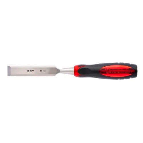 Formão chanfrado 7/8" 22mm cabo plástico com borracha MTX Formão chanfrado 7/8" 22mm cabo plástico com borracha MTX