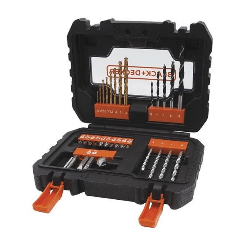 Jogo de Furar/Parafusar com 31 Peças Black & Decker A7233-XJ Jogo de Furar/Parafusar com 31 Peças Black & Decker A7233-XJ