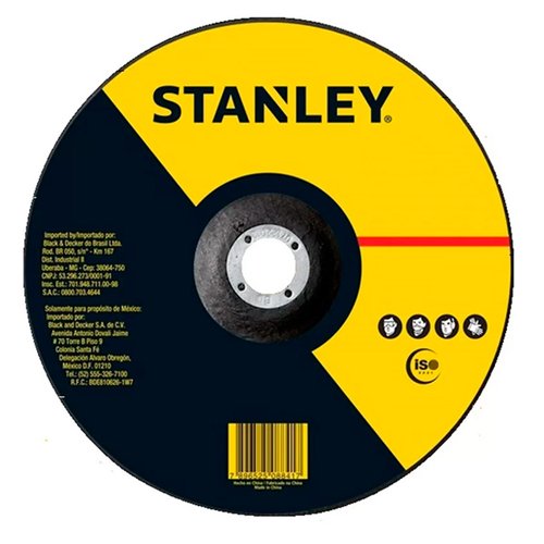 Disco de Corte Inox 9X2.5X7/8 Stanley STA8069