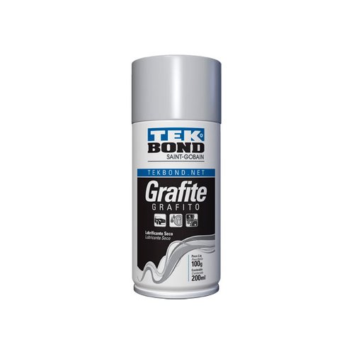 Grafite spray 200ml lubrificante a seco Tekbond