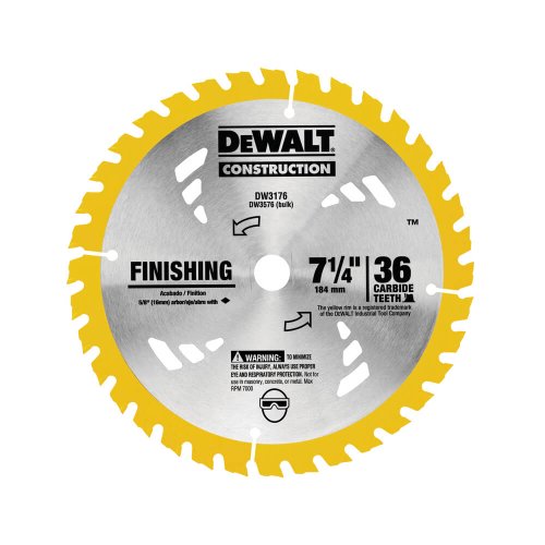 Lâmina Serra Circular 7.1/4 36T Dewalt DW3176