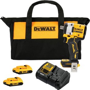 Chave de Impacto 1/2" 13mm 20V 406Nm + carregador, 2 baterias e bolsa DCF922D2 DEWALT Chave de Impacto 1/2" 13mm 20V 406Nm + carregador, 2 baterias e bolsa DCF922D2 DEWALT