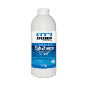 Cola branca pva extra 1kg Tekbond Cola branca pva extra 1kg Tekbond