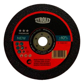 Disco de corte inox 4.1/2"X1.1,6mmX7/8" Premium Tyrolit