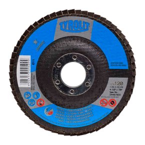 Disco Flap 4.1/2" X 7/8" Grão 120 Basic Tyrolit 34497804