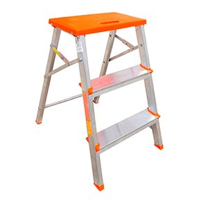 Banco Escada Alumínio 43,8cm 3 Degraus Botafogo ESC0071