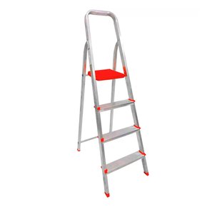 Escada Alumínio 4 Degraus Botafogo ESC0063