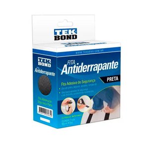 Fita antiderrapante 50mm X 5mt preta Tekbond Fita antiderrapante 50mm X 5mt preta Tekbond