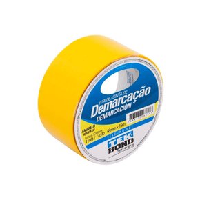 Fita de demarcação 48mm X 15mt amarela Tekbond Fita de demarcação 48mm X 15mt amarela Tekbond