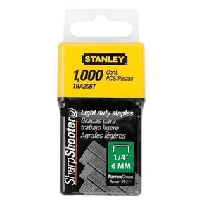 Grampo para Grampeador 1/4" Stanley TRA204T