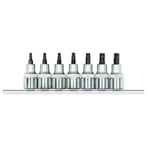 Jogo Chaves Soquetes tipo Tork com Encaixe de 1/2 Pol. 7 Peças - Gedore Red - R62458107