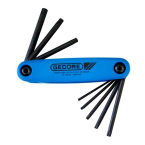 Jogo de Chaves Perfil Torx Gedore 43TXSCL-8