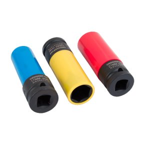 Jogo Soquetes de Impacto 1/2" 17 - 21mm 3 peças Gedore Red - R63043003