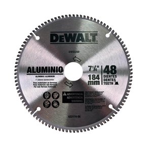 Lâmina Serra Circular 7.1/4" x 1" 48 dentes Widea Dewalt Dw03200