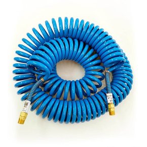 Mangueira Espiral PU 15m x 8mm Azul Hidraflux