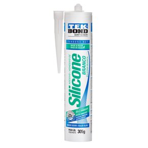 Silícone a base d'água branco 305g Tekbond Silícone a base d'água branco 305g Tekbond
