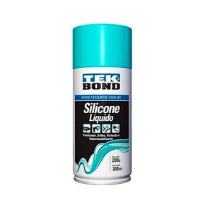 Silicone líquido spray 300ml/200g Tekbond Silicone líquido spray 300ml/200g Tekbond