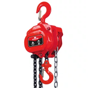 Talha Manual 0,5 Tonelada 3 Metros Elevação Worker