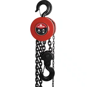 Talha Manual 1 Tonelada 5 metros Elevação Worker