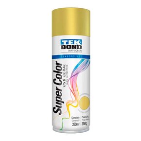Tinta spray dourado 350 ml Tekbond