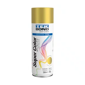 Tinta Spray Dourado Metálico 350ml / 250g Tekbond