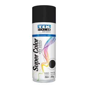 Tinta spray preto fosco 350ml Tekbond