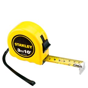 Trena 3 Metros Basica Stanley STHT30204 Trena 3 Metros Basica Stanley STHT30204