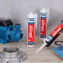 Silicone Acético Alta Temperatura Vermelho 280g Tekbond