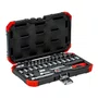 Jogo soquete 1/4  sextavado 4-13mm 33PCS GEDORE RED R49003033