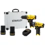 Kit Furadeira Parafusadeira de Impacto 3/8" e 1/4" 12V Stanley SCHI10D2FK-BR