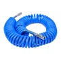 Mangueira Espiral PU 10m x 8mm Azul Hidraflux