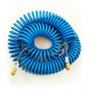 Mangueira Espiral PU 15m x 8mm Azul Hidraflux