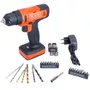 Parafusadeira / Furadeira de Impacto 3/8” 12V Black+Decker 28peças