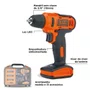 Kit Parafusadeira Furadeira 3/8" 12V Íon de Lítio 31 Acessórios LD12SC-BR
